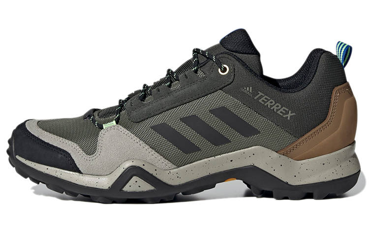 Adidas Adidas Terrex AX3 GTX Abrasion Resistant Low top Hiking Shoes Men's Jasper