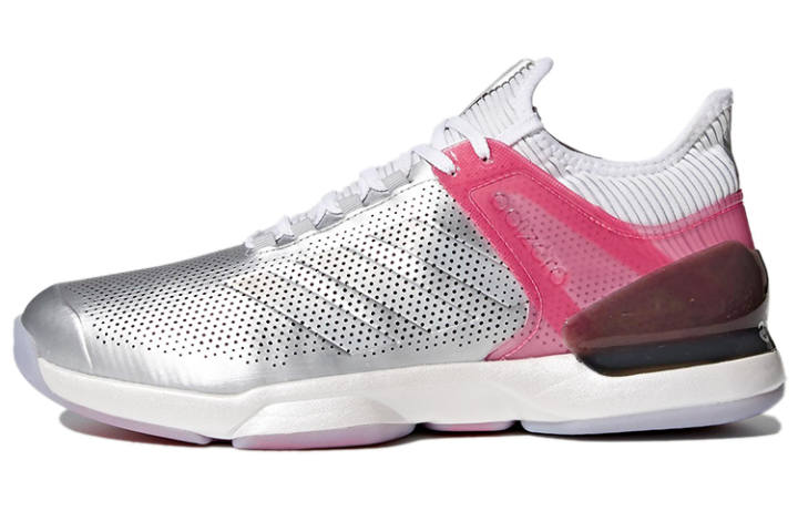 Adidas Adidas Adizero Ubersonic 2 Comfortable Tennis Shoes Silver