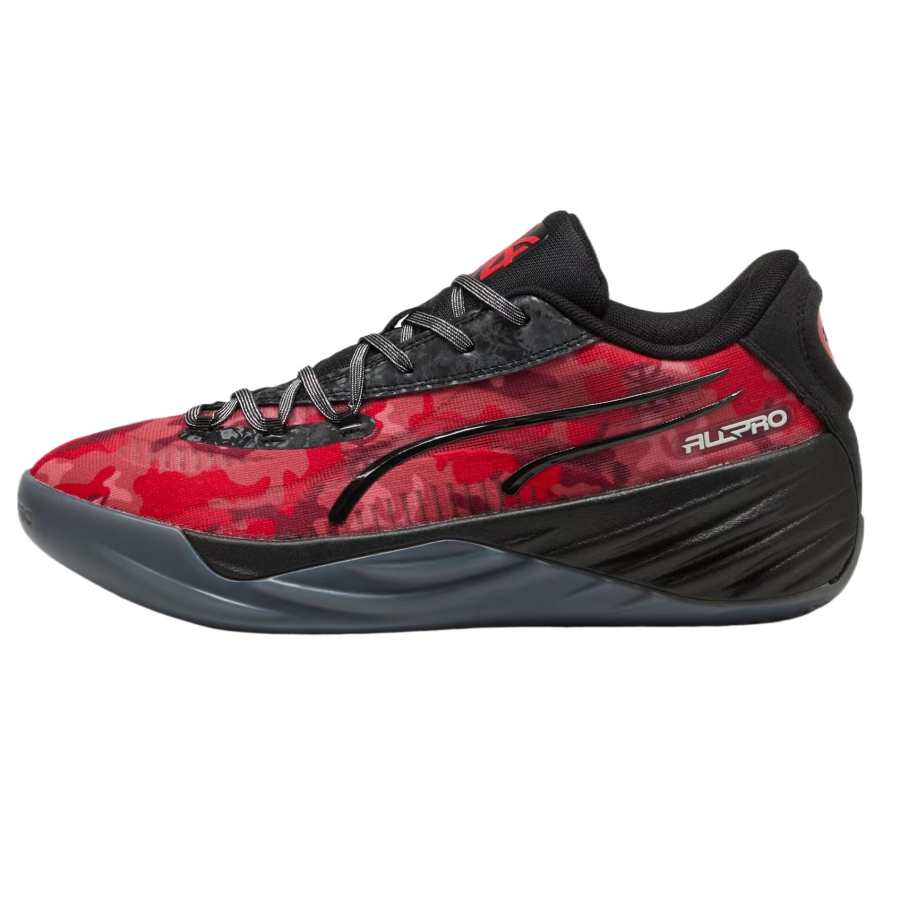 PUMA All Pro Nitro DA Lightweight Low top Basketball Shoes Men's Red
