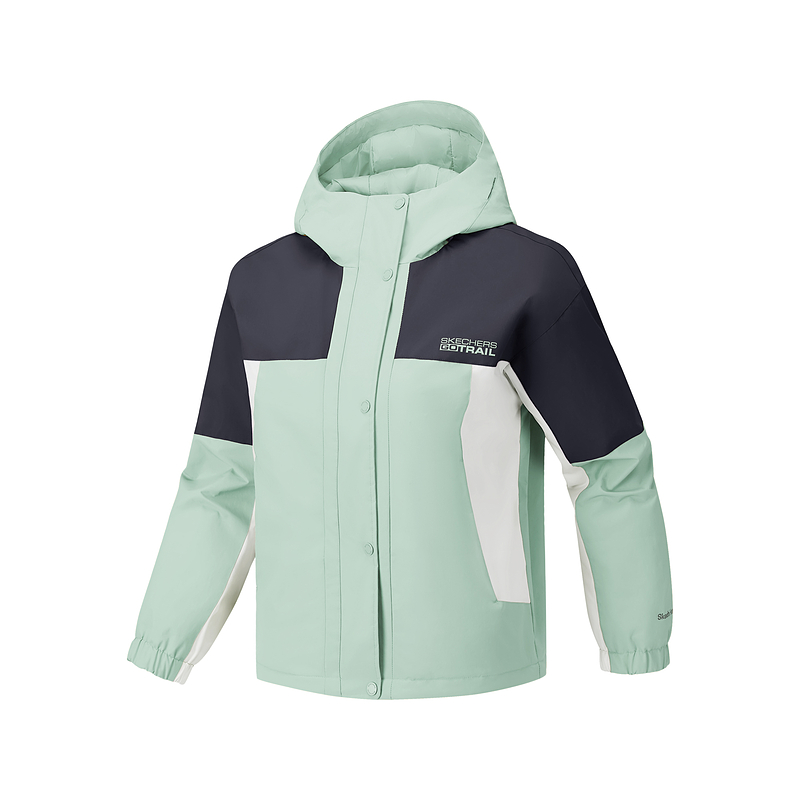 Skechers Jackets Women's Harbor Gray 01P9 Hooded Moderate Other