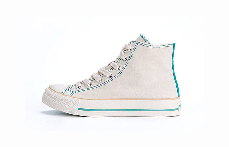 ISTEP High top Canvas Shoes Women's White