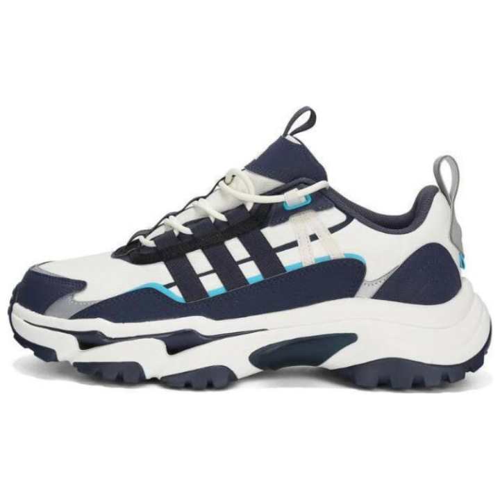 Adidas Adidas Slip Resistant Abrasion Resistant Low top Chunky Sneakers Men's White Blue