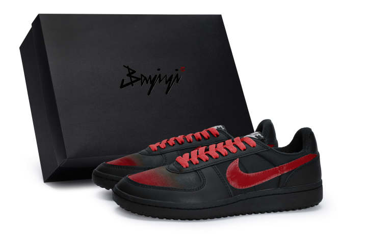 Nike Nike Field General '82 Low top Vintage Basketball Shoes Unisex Black Red