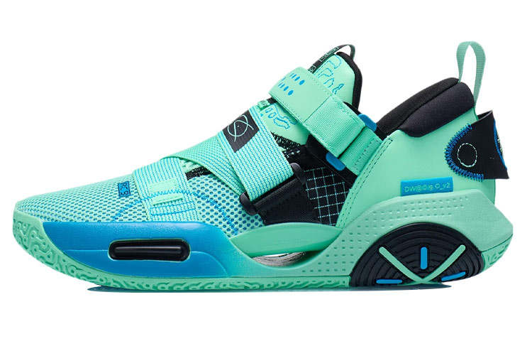 Li-Ning Li Ning All City 9 V2 Basketball Shoes Men's Low Top Fluorescent Emerald Green