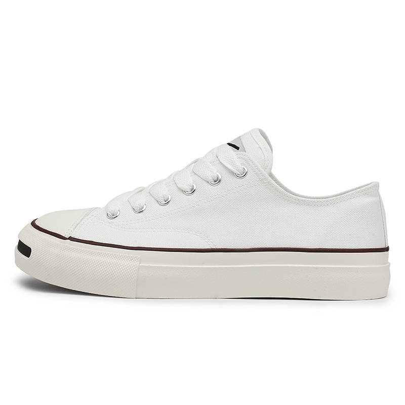 WARRIOR WARRIOR Open Ended Smiling Collection Low top Canvas Shoes Unisex White