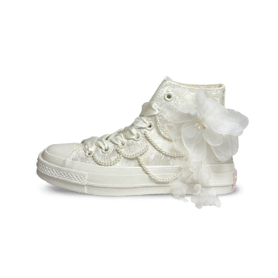 Converse 1970s Abrasion Resistant Slip Resistant High top Canvas Shoes Unisex Ecru