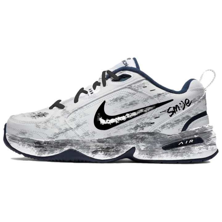 Nike Nike Air Monarch 4 Chunky Sneakers Unisex Low Top Black, White
