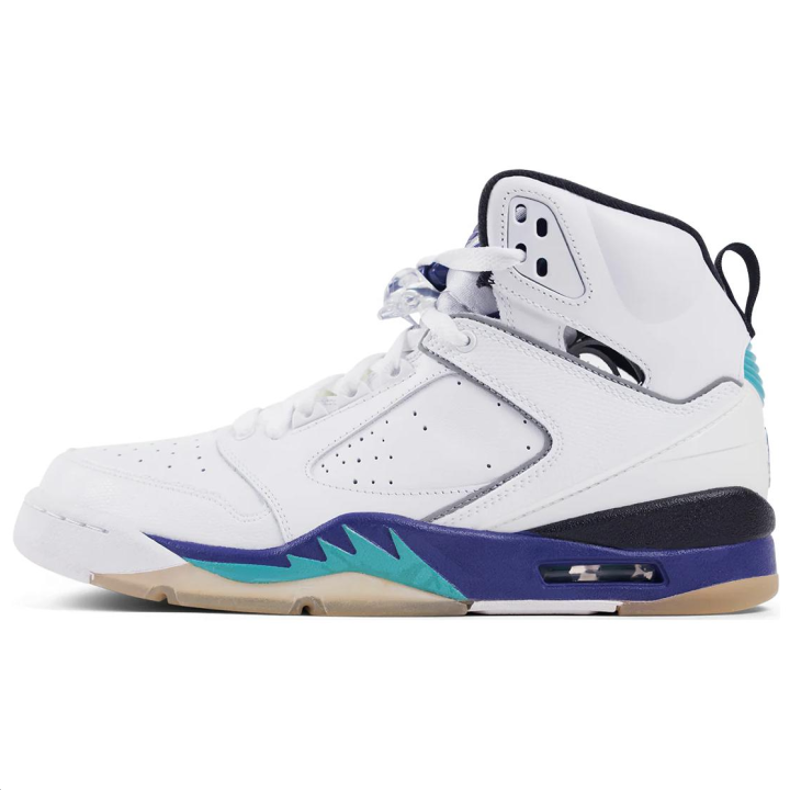 Jordan Jordan Air Jordan Sixty Plus Slip Resistant Abrasion Resistant Mid top Basketball Shoes Men's White