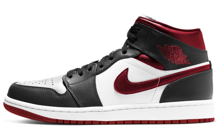 Jordan Air Jordan 1 Mid 'Black White Gym Red'