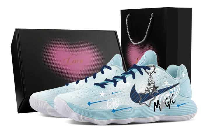 Nike Nike Hyperdunk 2017 Shooting Stars Fragment, Heart Box Cushioning Coverage Support Low top Basketball Shoes Men's