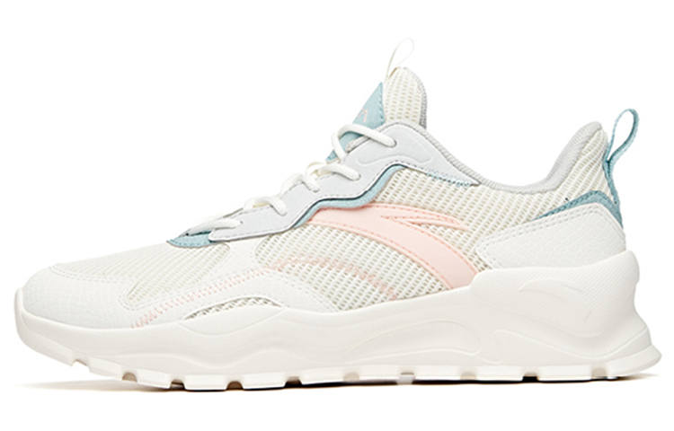 ANTA Variety Training Collection Training Shoes Women's Low Top Ivory White/Crab Shell Green