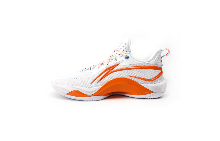 Li-Ning Li Ning Flashing CBA Fujian Team PE Cushioning Slip Resistant Abrasion Resistant Low top Basketball Shoes Men's