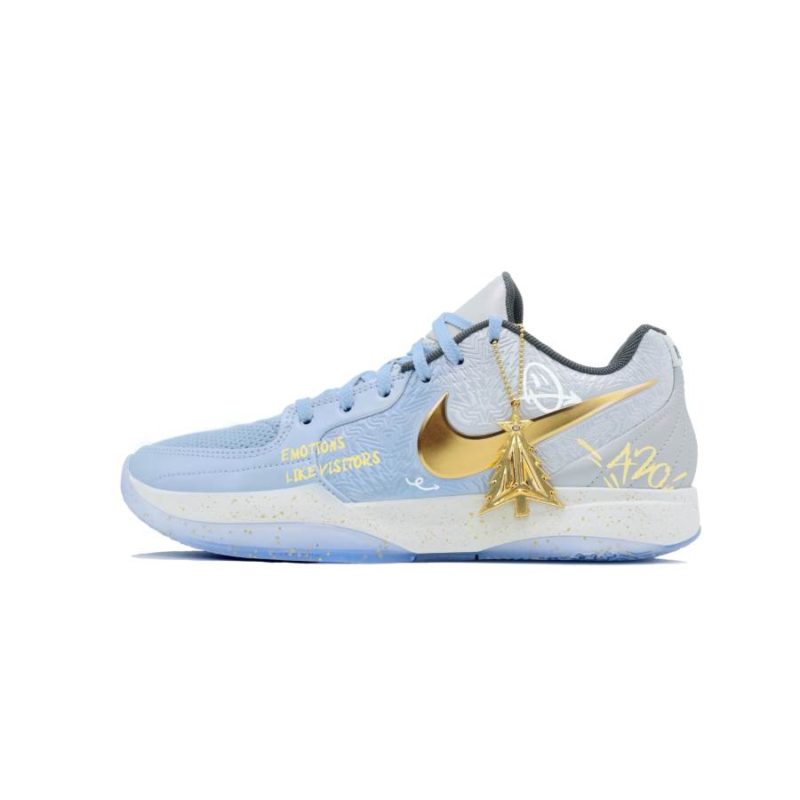 Nike Nike Ja 2 Cushioning Slip Resistant Abrasion Resistant Low top Basketball Shoes Men's Blue