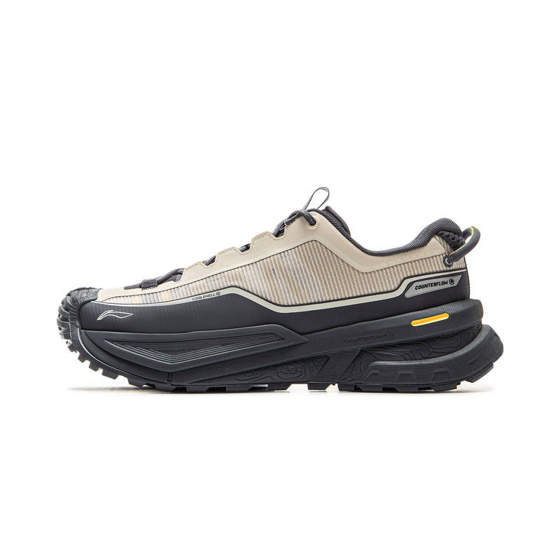 Li-Ning Li Ning Outdoor CF Tracing, Xingchuan Low top Hiking Shoes Unisex Black Gray