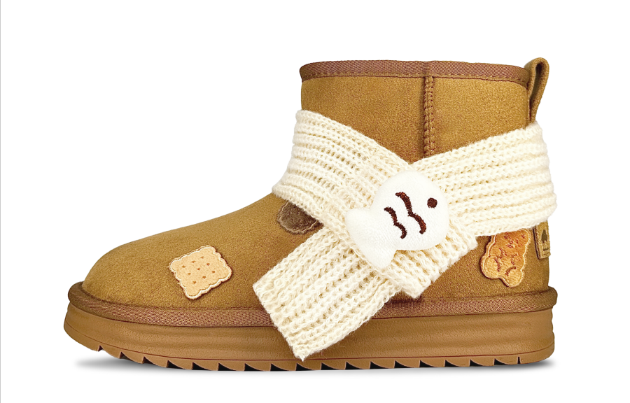 CAMEL CAMEL Thermal Abrasion Resistant Height Increasing Short Snow Boots Women's