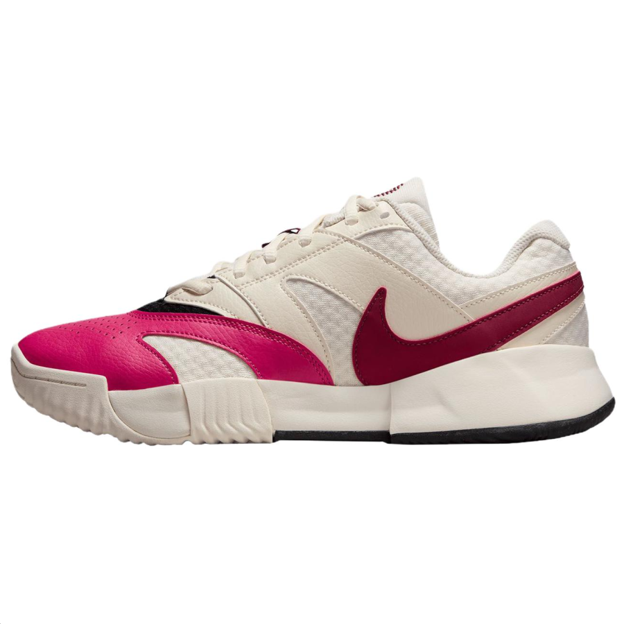 Nike Nike Court Lite 4 Abrasion Resistant Breathable Support Low top Tennis Shoes Women's White Red