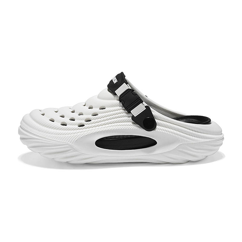 OUBT Fashion Closed Toe Sandal, Cut Out Breathable, Dual Purpose Beach Slippers Clogs Men's