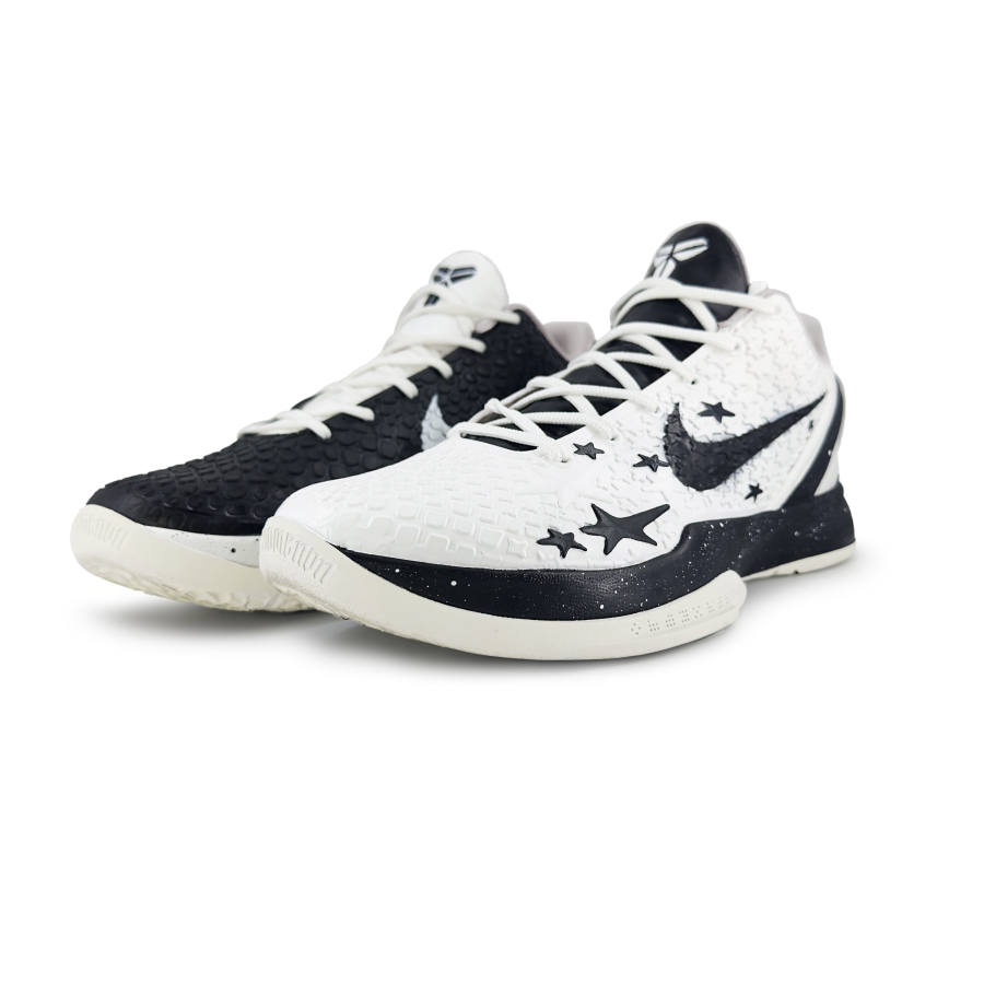 Nike Nike Zoom Kobe 6 'All Star 2.0' Cushioning, Wear Resistant Low top Basketball Shoes Men's Black White