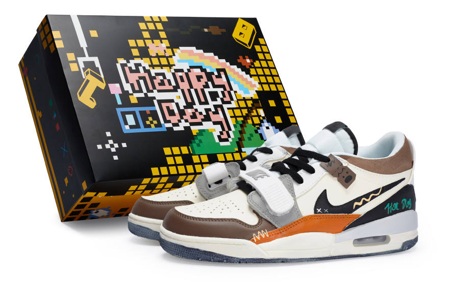 Jordan Jordan Legacy 312 811 Manufacturing, American Hot Dog, Special Shoe Box Cushioning Abrasion Resistant
