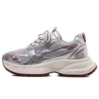 HUANQIU Height Increasing Breathable Slip Resistant Height Increasing Breathable Slip Resistant Low top Chunky Sneakers