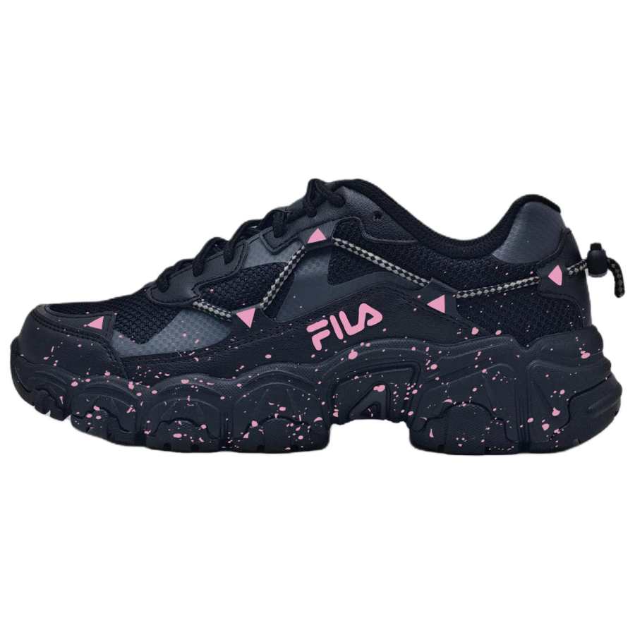 FILA Fluid Fashion Trend Low top Chunky Sneakers Unisex Black