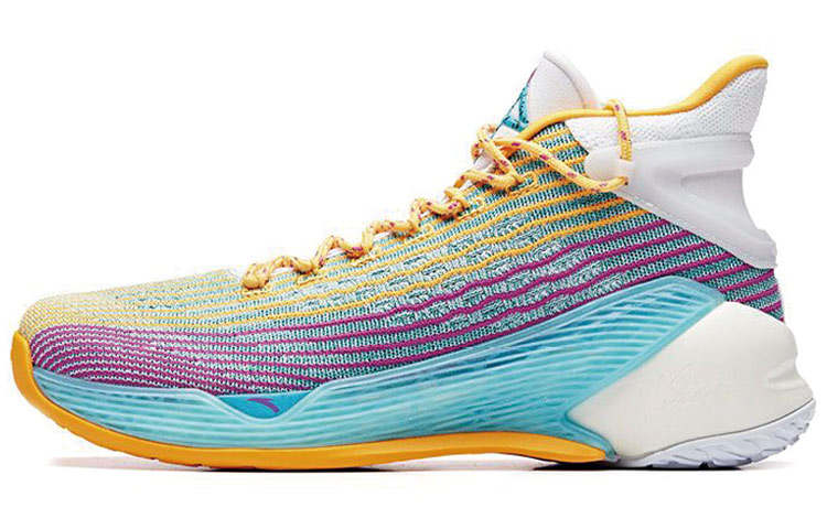 Anta KT4 Thompson 4 'Purple Blue' Slip Resistant, Abrasion Resistant, Breathable High top Basketball Shoes Men's
