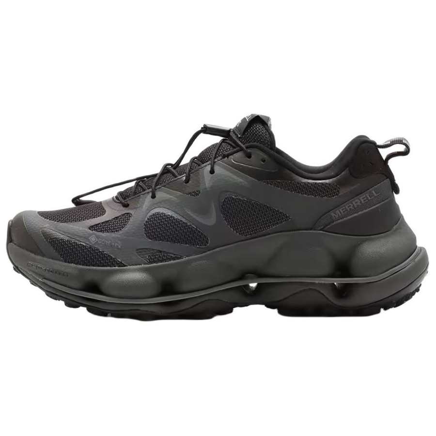 MERRELL Slip Resistant Waterproof Abrasion Resistant Low top Outdoor Hiking Shoes Men's Black