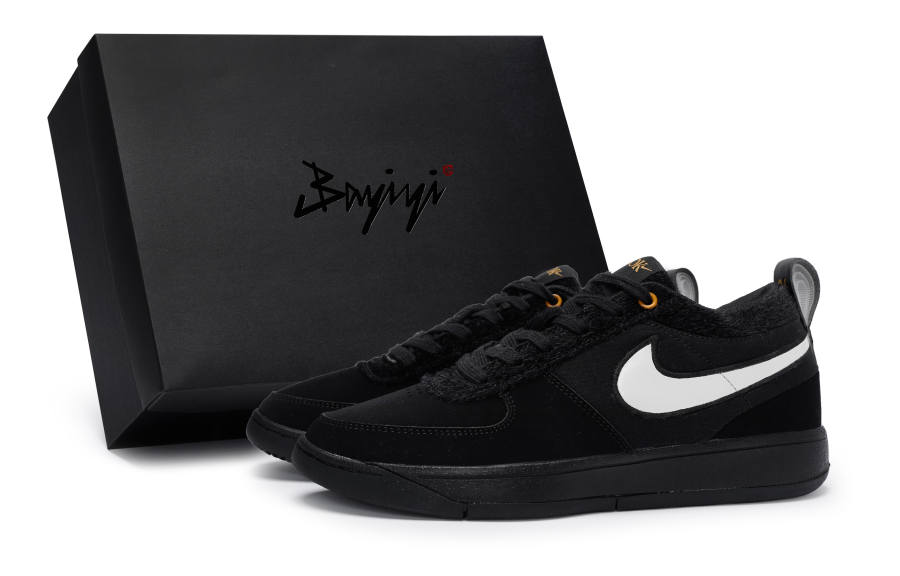 Nike Nike Book 1 Cushioning Abrasion Resistant Cushioning, Wear Resistant Low top Basketball Shoes Men's Black White