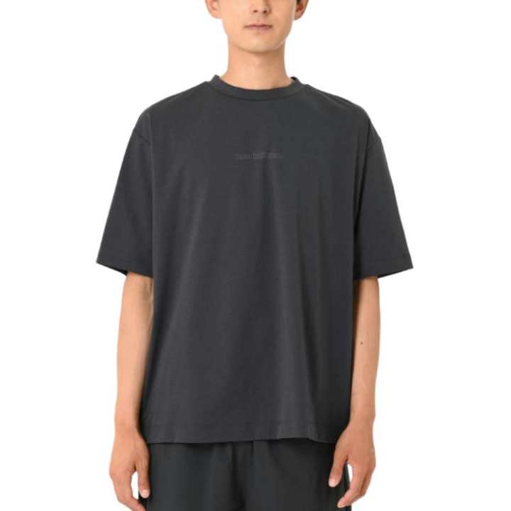 New Balance New Balance T Shirts Men's Charcoal Gray Crew Neck