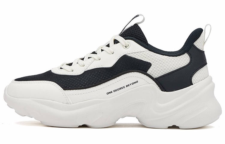 361° Chunky Sneakers Women's Low Top Feather White/Obsidian Black