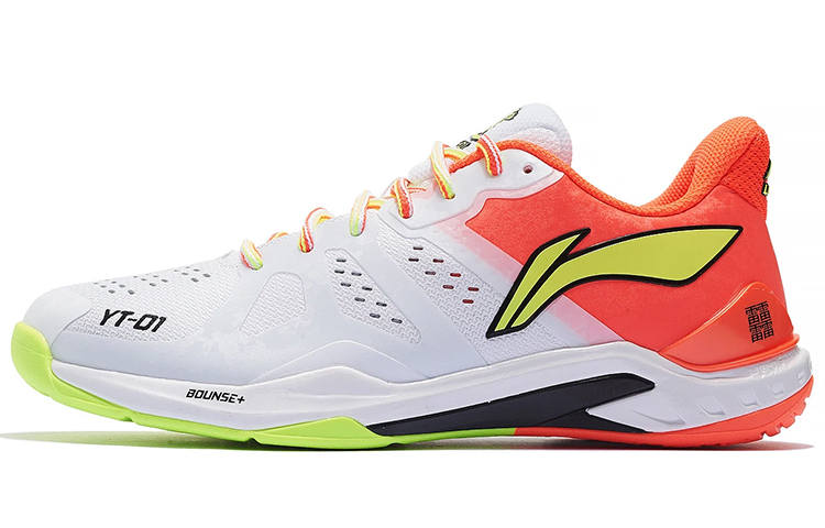 Li-Ning Li Ning Cloud Thunder Synthetic Leather Cushioning Slip Resistant Abrasion Resistant Breathable Low top Badminton Shoes