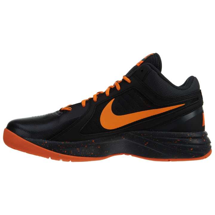Nike Nike Abrasion Resistant Low top Basketball Shoes Men's Black Orange