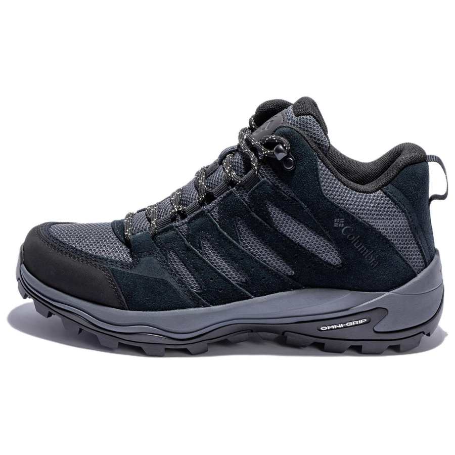 Columbia Redmond Slip Resistant, Abrasion Resistant, Breathable, Support, Rebound Mid top Hiking Shoes Women's Blue