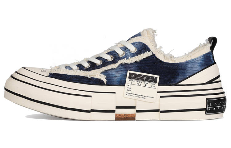 XVESSEL VESSEL Low top Canvas Shoes Unisex Blue