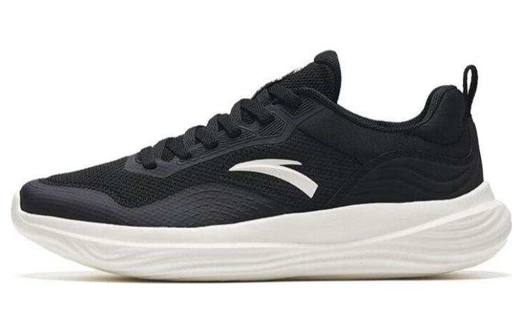 Anta Comfortable Slip Resistant Abrasion Resistant Low top Training Shoes Men's Black White