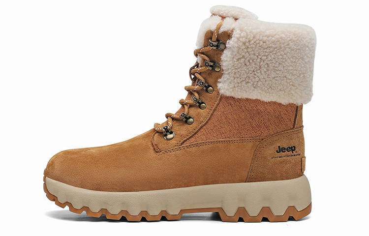 Jeep Jeep Crew Snow Boots Unisex Brown