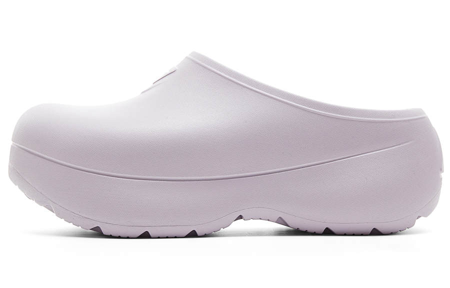 PEAK Taichi Chef Shoes Closed Toe Slippers Women's Silver Gray Purple
