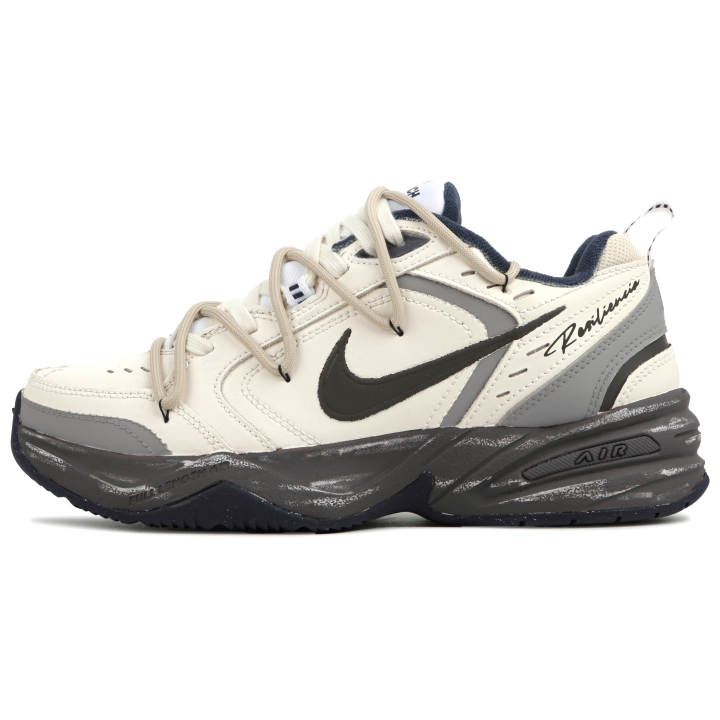 Nike Nike Air Monarch 4 White Navy Cushioning Low top Chunky Sneakers Unisex
