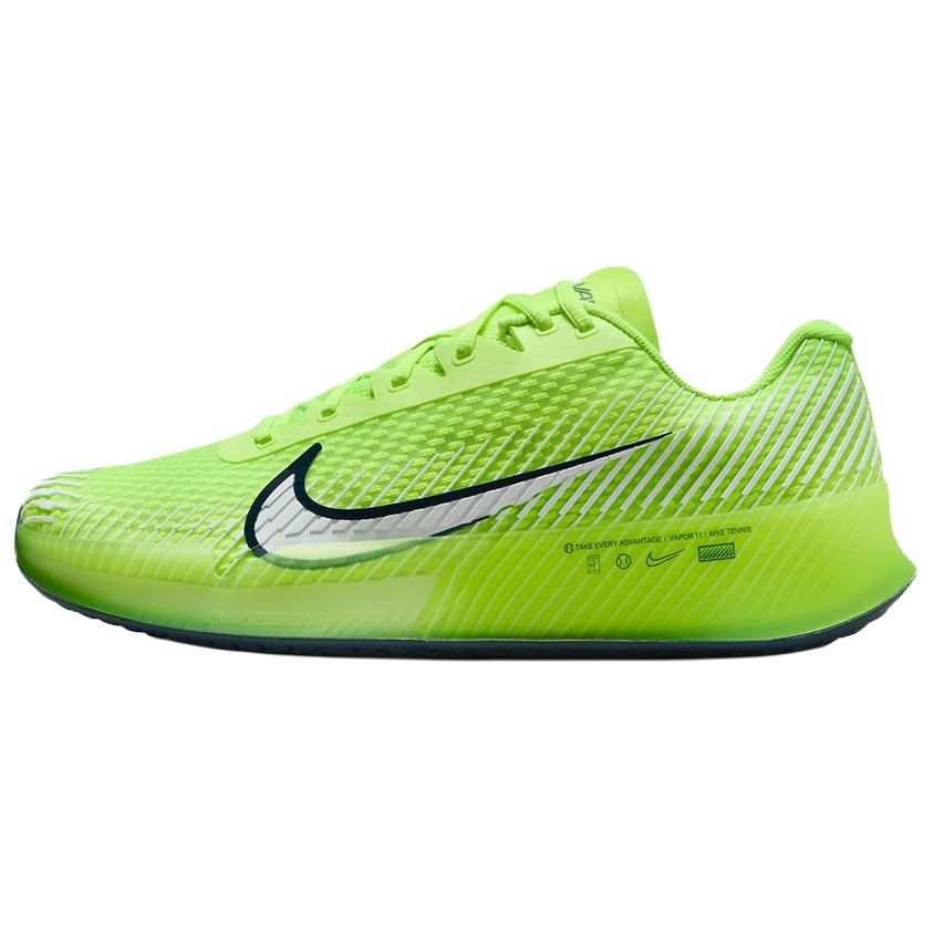 Nike Nike Air Zoom Vapor 11 Cushioning Abrasion Resistant Cushioning, Wear Resistant Low top Tennis Shoes Men's Green White