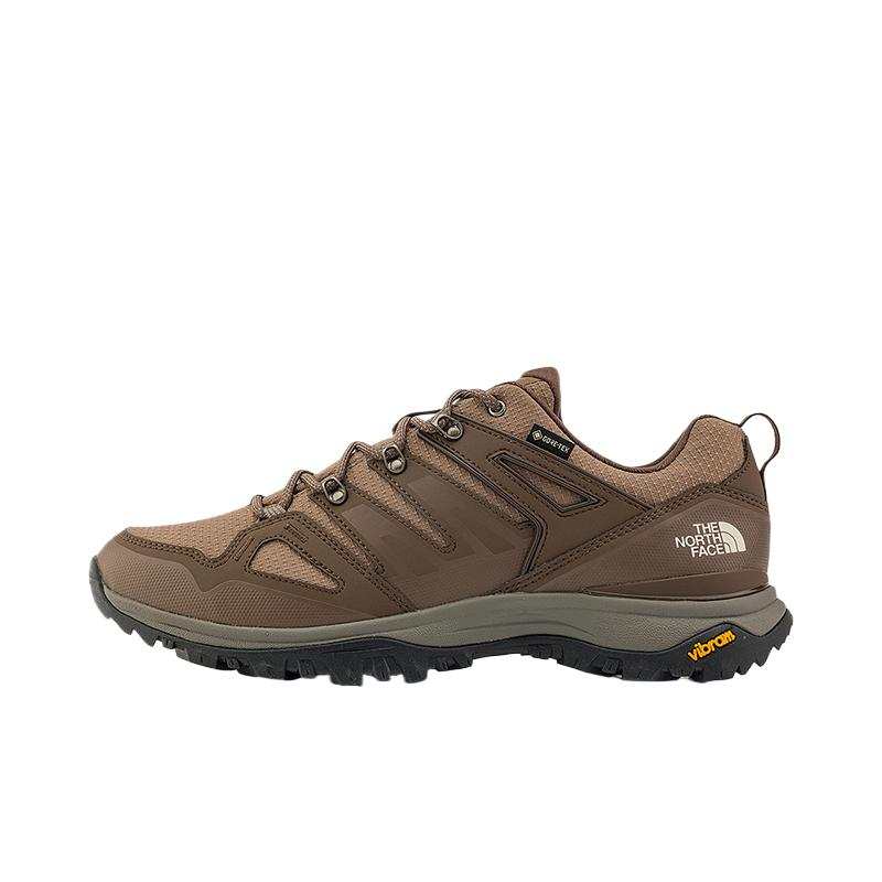 THE NORTH FACE Slip Resistant Waterproof Grip Low top Hiking Shoes Men's Brown