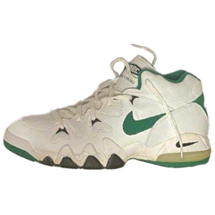 Nike Nike Air 2 Strong Slip Resistant Abrasion Resistant Mid top Basketball Shoes Unisex White