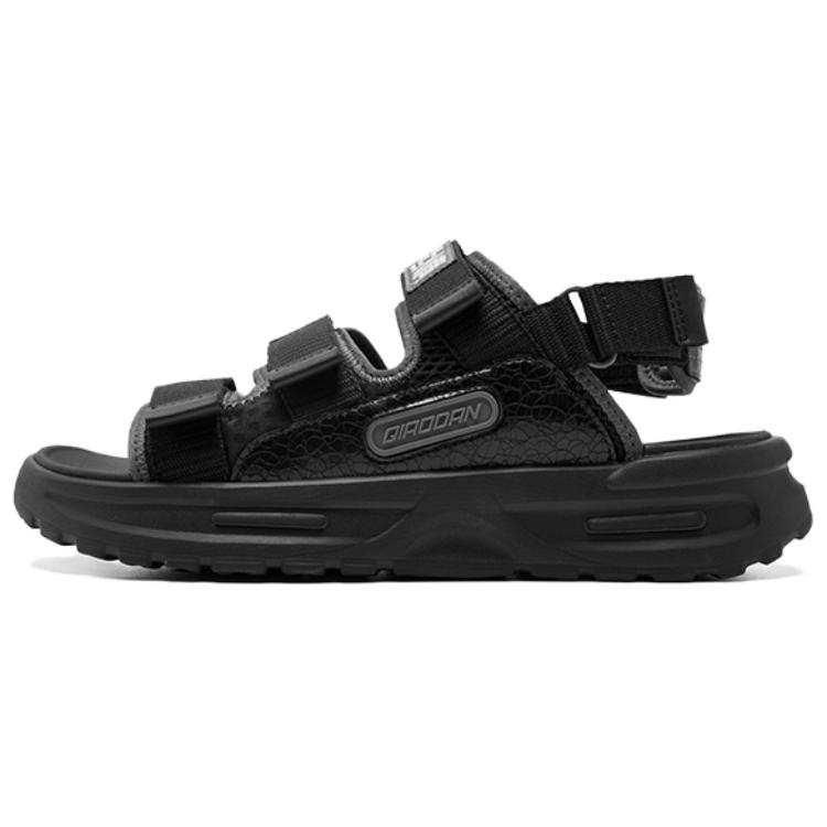 QIAODAN Beach Sandals Men's Black