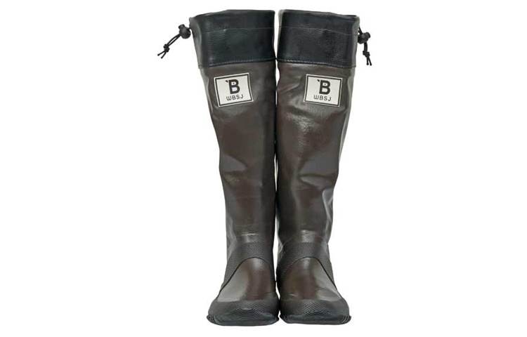 WBSJ WBSJ Waterproof Rain Boots Unisex Dark Brown