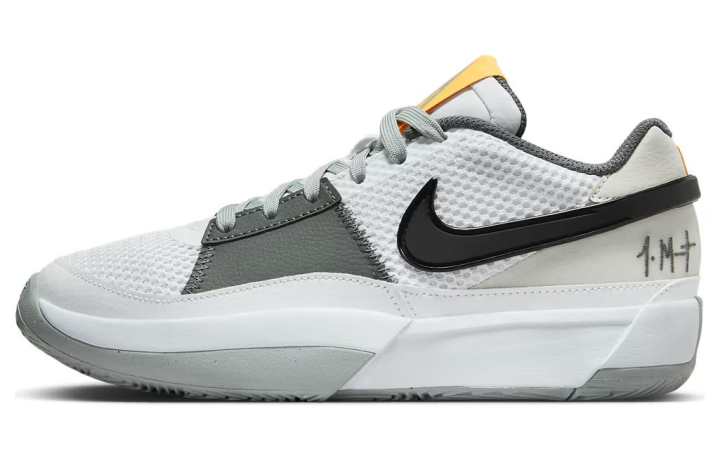 Nike Nike Ja 1 Ja Morant 1 'Light Smoke Grey Morant 1 Cushioning Slip Resistant Low top Basketball Shoes Men's White Gray
