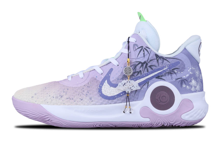 Nike Nike KD Trey 5 IX Bamboo Intent Cushioning Slip Resistant Abrasion Resistant Low top Vintage Basketball Shoes Men's