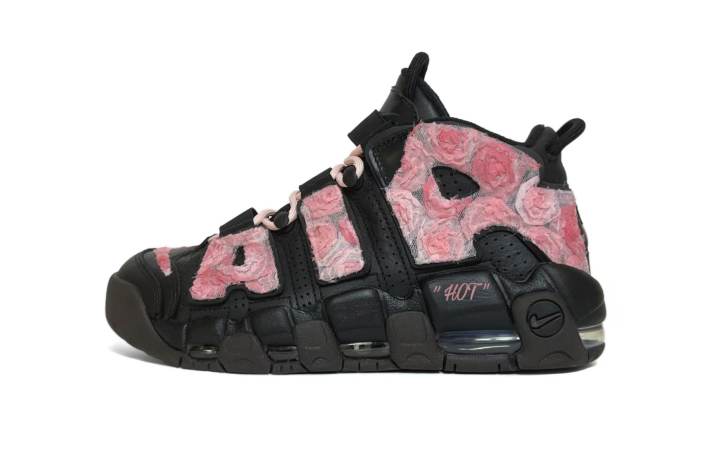 Nike Nike Air More Uptempo Romantic Rose Cushioning Abrasion Resistant Cushioning, Wear Resistant Mid top