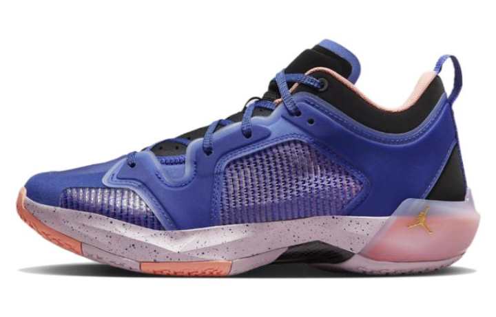 Jordan Jordan Air Jordan 37 Low 'Lapis' PF Cushioning Slip Resistant Low top Performance Basketball Shoes Men's Blue