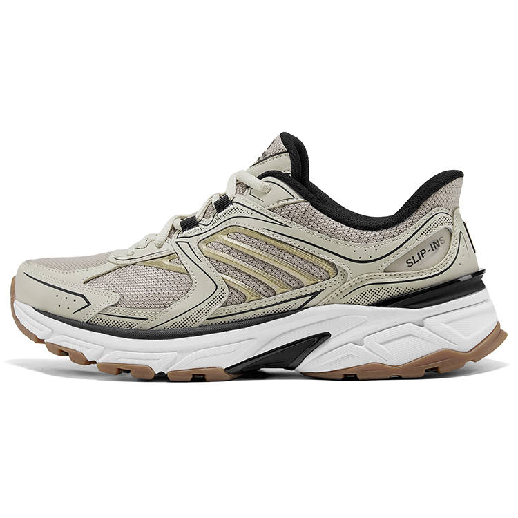 Skechers Silver Wing Shoes Lightweight Low top Chunky Sneakers Men's Natural