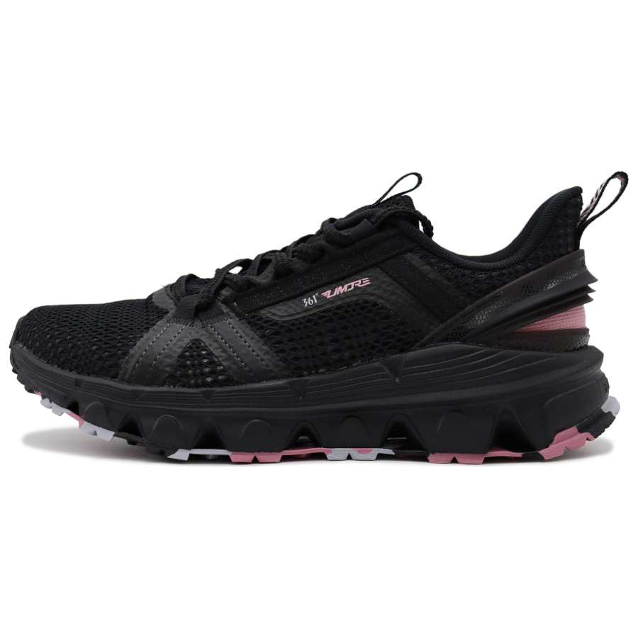 361° Slip Resistant Abrasion Resistant Slip Resistant Abrasion Resistant River Trekking Shoes Women's Black Pink