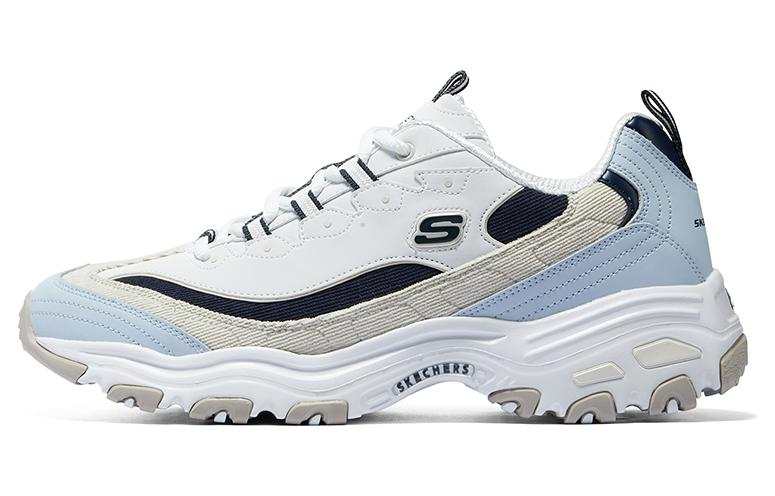 Skechers D'Lites Varsity Spirit Sneaker 'White Beige Blue'